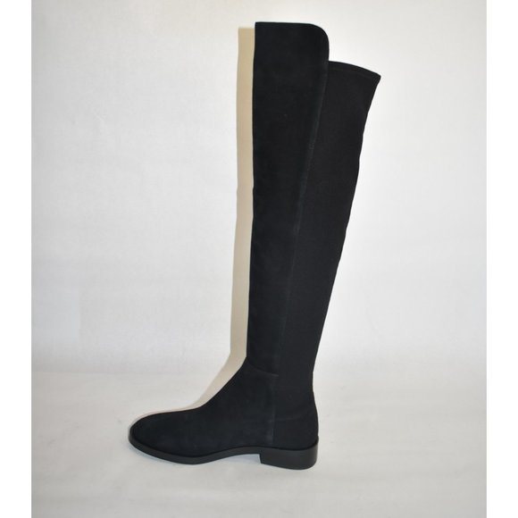 STUART WEITZMAN Keelan Suede Knee-High Boots 5050 Black Size 5 S5448 - Picture 4 of 10